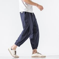 Men's Linen Pants Trousers Summer Pants Beach Pants Jogger Pants Drawstring Elastic Waist Plain Breathable Soft Casual Daily Holiday Linen / Cotton Blend Fashion Streetwear Black Red Micro-elastic Solid Parachute Pants For Summer Outdoor, Summer Outdoor Solid Color Parachute Pants, Wide Leg Pants For Summer Outdoor Activities, Wide Leg Summer Outdoor Pants, Baggy Pants For Summer Outdoor Activities, Summer Leisure Parachute Pants With Pockets, Summer Parachute Pants With Pockets For Leisure, Summer Outdoor Solid Color Pants, Summer Trousers For Outdoor Wear