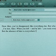 a computer screen with an email message on it's left side and the text in the upper right corner