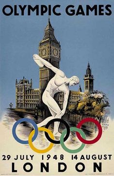 an olympic poster for the london games