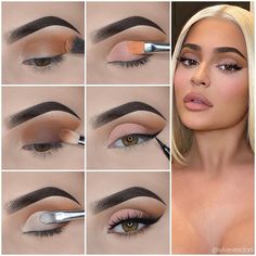 Kylie Jenner Eyes, Maquillage Kylie Jenner, Mekap Mata, Make Up Tutorials, Diy Kosmetik