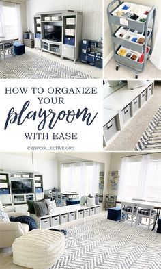 how to organize your playroom with ease