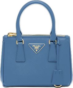 Designer Blue Bags With Pockets, Designer Light Blue Shoulder Bag For Shopping, Blue Luxury Bag With Pockets, Luxury Blue Shoulder Bag With Zipper Pocket, Prada Blue Bag, Chanel 2, Iconic Bags, Summer Beach Wear, Ballet Flat Shoes