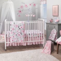 knotted crib bumper Pink Crib Bedding, Girls Bedroom Sets, Baby Crib Sets, Pink Crib, Baby Crib Bedding Sets, Crib Bedding Girl, Girl Cribs