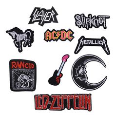 Punk Stickers, Clothes Patches, Band Patches, Punk Patches, Band Stickers, Backpack Patches, Hot Melt Adhesive, First Birthday Party Themes, Cute Patches