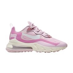 Find NIKE Wmns Air Max 270 React ' Foam on Editorialist. Wmns Air Max 270 React 'Pink Foam' Pink Nike Air Max For Streetwear, Pink Sneakers With Boost Midsole For Jogging, Pink Air Max Sneakers For Jogging, Pink Air Max Cushioned Sneakers For Jogging, Pink Sports Sneakers With Boost Midsole, Pink Breathable Sneakers For Jogging, Pink Breathable Sneakers For Athleisure, Pink Breathable Athleisure Sneakers, Pink Athleisure Sneakers For Running Errands