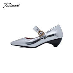 SPECIFICATIONS Brand Name: TAVIMART Upper Material: Patent Leather Toe Shape: Square toe With Platforms: No Heel Height: Med (3cm-5cm) Heel Type: Spike Heels Pump Type: MARY JANES Fashion Element: Belt Buckle Outsole Material: RUBBER Pattern Type: Solid Trendy Belts, Party Pumps, Silver Pumps, Gold Pumps, Pump Types, Spike Heels, Mary Jane Pumps, Gold Heels, Silver Heels