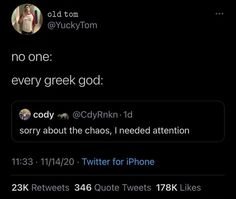 Greek God And Goddess Memes, Mythology Jokes, Mythology Humor