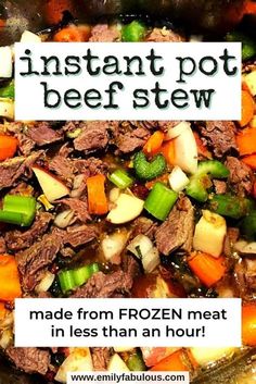 Instant Pot Beef Stew Frozen. There are any references about Instant Pot Beef Stew Frozen in here. you can look below. I hope this article about Instant Pot Beef Stew Frozen can be useful for you. Please remember that this article is for reference purposes only. #instant #pot #beef #stew #frozen Rosemary Beef Stew, Instapot Beef Stew, Fast Beef Stew, Instant Pot Beef Stew Recipe, Instant Pot Stew, Instant Pot Beef Stew, Tasty Beef Stew, Cleaner Eating, Frozen Beef