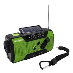 Ready Hour 4-in-1 Emergency Solar Flashlight & AM/FM/Weather Radio w/ Hand Crank - My Patriot Supply Solar Flashlight, Noaa Weather Radio, My Patriot Supply, Survival Essentials, Emergency Essentials, Recondition Batteries, Emergency Radio, Emergency Food Storage, Bright Led Flashlight