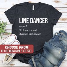 🎉 HOW TO ORDER 🎉 1. Check photos for sizing and color options 📏 2. Select your style/size and color from the drop-down menus.✨ 3. Add to cart & place your order 🛍️ 4. Your order is now off to production and will be ready for shipment in 2-7 business days! 📫 ➕ BACK DESIGN UPGRADE If you want a back design, please purchase a back design upgrade in the link below. You must purchase the same amount of back design upgrades in apparel quantity for your order. https://www.etsy.com/listing/13966346 Casual Dance Shirt With Graphic Print, Casual Graphic Print Shirt For Dance, Casual Summer T-shirt For Dance, Casual Short Sleeve T-shirt For Dance, Casual Crew Neck Shirt For Dance, Casual Short Sleeve Shirt For Dance, Casual Cotton Shirt For Dance, Casual Letter Print T-shirt For Dance Class, Casual Summer Dance T-shirt