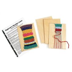 the weaving kit is ready to be used