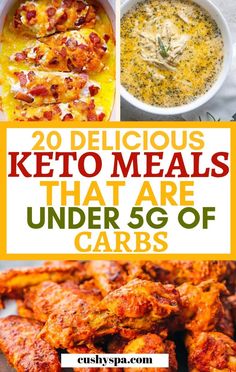 20 delicious keto meals that are under $ 50 of carbs