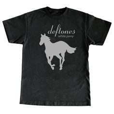 screen printed on 5.3oz heavyweight 100% cotton tees by hand. The best quality you can get Deftones White Pony Wallpaper, Deftones Bleached Shirt, Deftones Poster White Pony, Deftones Shirt Around The Fur, Deftones Tshirts, Deftones White Pony, Deftones Cat Shirt, Band Shirts, Band Tees