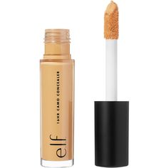 16HR Camo Concealer -  e.l.f. Cosmetics 16HR Camo Concealer is a crease-proof liquid concealer that provides 16-hour full coverage and a matte finish while moisturizing your skin.    Benefits     Full coverage liquid concealer with a smooth, matte finish and long 16-hour wear time Large doe foot applicator offers easy, even, and precise application Lightweight, highly pigmented formula won't settle into fine lines or creases Ingredient-driven formula moisturizes skin, while helping control shine Elf Concealer, Autumn Makeup, E.l.f. Cosmetics, Bottle Images, Concealer Shades, Full Coverage Concealer, Elf Cosmetics, Liquid Concealer, Too Faced Concealer