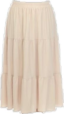 Long Beige Skirt, Beige Long Skirt, Clothes Wishlist, Puffy Skirt, Beige Skirt, Tulle Tutu Skirt, Midi Flare Skirt, Tiered Maxi Skirt, Tulle Tutu