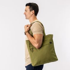 office tote bag#color_olive-green Everyday Rectangular Laptop Bag With Functional Pockets, Everyday Laptop Bag With Functional Pockets, Functional Green Canvas Bag For Everyday Use, Practical Green Canvas Bag For Everyday, Green Functional Canvas Bag For Everyday Use, Practical Everyday Bags With Functional Pockets, Practical Green Canvas Everyday Bag, Everyday Use Rectangular Laptop Bag With Functional Pockets, Green Functional Everyday Canvas Bag