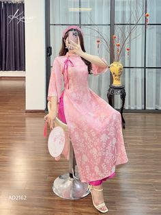 🌿 This set includes traditional Ao Dai, pants Style: Traditional Material: Very well made with high-quality  silk Collar: 2cm collar Length Pants: 100-110cm Length Ao dai Top: 120-130 cm Please provide bust-waist-and hip measurements when placing your order to ensure the best fit for you. 🌿 NOTE: * Recommend gentle washing * Please contact us for any inquiries about size. We don't have an exchange policy for the wrong size * It is safe for a washer and dryer in a "delicate" setting. * Actual A Bridesmaid Ao Dai, Vietnamese Ao Dai, Pants Style, Pink Tie, Pink Ties, Early Fall, Fashion Pants, Washer, Labour Day