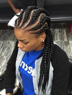 hairstyles hair braid french most inspirational popular Open Entryway, Straight Back Braids, Cornrow Designs, African American Braided Hairstyles, Trendy We Fryzurach, Tan Skin Blonde Hair, Twisted Hair, African American Braids, Big Braids