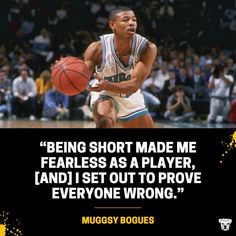 a basketball player dribbling the ball with his right hand and saying being short made me fearless as a player, i can't set out to prove everyone wrong wrong