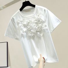 image_8 Trendy Spring Tops With Bow Detail, Trendy Spring Tops With Bow, Summer Crew Neck T-shirt With Bow, Casual Spring Tops With Bow Detail, Casual Spring Tops With Bow, Summer White Blouse With Bow Detail, White Bow Blouse For Summer, Summer White Blouse With Bow, White Summer Blouse With Bow Detail