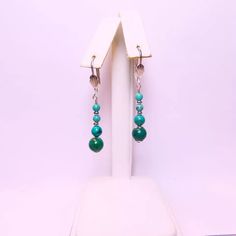 Vintage Chinese Turquoise Sterling Silver Dangle Earrings Sterling Lever Backs | eBay Turquoise Drop Chandelier Earrings With Ear Wire, Turquoise Chandelier Drop Earrings, Turquoise Drop Earrings With Ear Wire, Turquoise Dangle Earrings For Pierced Ears, Hypoallergenic Turquoise Drop Earrings, Turquoise Dangle Clip-on Earrings For Gift, Turquoise Dangle Clip-on Earrings As Gift, Sterling Silver Dangle Earrings, Antique Earrings