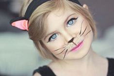 Cat Face Paint, Girl With Cat