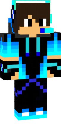 an image of a pixel art man in black and blue clothes with his arms outstretched