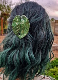 Handmade leaf hair clip. Extremely light in weight and perfect for all hair types.  Handmade and handpainted, sealed in resin to protect your hair clip. Leaf Hair Clip, All Hair Types, Hair Types, Hair Clip, Hair Pins, Hair Clips, Beauty Book, Hair Accessories, Hand Painted