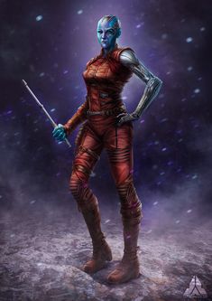 ArtStation - Avengers Infinity War Nebula, Jaynorn Lin Nebula Fanart, Gamora And Nebula, Nebula Marvel