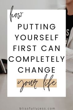 It can be hard to prioritize taking care of yourself when life is so busy & chaotic. It can feel like life is all over the place & there's just not enough time in the day to get everything done, let alone find the time to take care of yourself. Prioritizing yourself & your self care can improve all areas of your life! It can help you feel happier, more confidently & better able to handle life. / self care / self love / healthy lifestyle / mindset / put yourself first // blissfullyjess.com Prioritizing Yourself, Self Compassion Quotes, Put Yourself First, How To Believe, Feel Happier, Tired Of Trying, Taking Care Of Yourself, Love Me Again