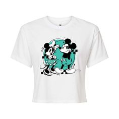 She will love showing off her style with this Disney's Mickey & Minnie Mouse Juniors' Cropped Tee.© Disney FEATURES Short sleeves CrewneckFABRIC & CARE Cotton/Polyester Machine wash Imported Size: Xxl. Color: White. Gender: female. Age Group: kids. Pattern: Graphic. Retro Shorts, Disney Ladies, Mickey Minnie Mouse, How To Show Love, Oversized Tee, Mickey And Friends, Disney Mickey, Cropped Hoodie, Crop Tee