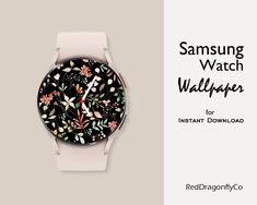 Samsung Galaxy Watch Wallpaper, Samsung Watch Wallpaper, Galaxy Watch Wallpaper, Samsung Watch Faces, Smart Watch Wallpaper Flower, Samsung Smart Watch Women, Wallpaper Wildflowers, Smart Watch Background, Wildflowers Wallpaper