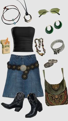 Costal cowgirl outfit #costalcowgirl #summer #summeroutfit #outfitinspo #boho #hippievibes Costal Cowgirl, Cowgirl Outfit, Outfit Inspo Summer, Vintage Outfit, Cowgirl Outfits, Vintage Fits