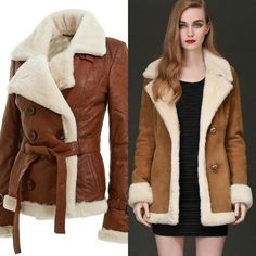 Balenciaga Jacket, Ladies Day Dresses, Cute Coats, Fur Coat Vintage, Coat Women Fashion, Fashion Tops Blouse, Sheepskin Coat, Woman Suit Fashion, Winter Mode