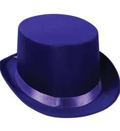 Purple costume top hat. Features a purple satin hatband. One size fits most. | This stylish top hat is perfect for an awards night party Halloween party birthday party or any other themed event. | 1-800-Flowers Everyday Gift Delivery Pack Of 6 Purple Satin Sleek Costume Top Hat - Adult One Size Purple Top Hat, Halloween Party Birthday, Top Hat Costume, Purple Costume, Awards Night, Everyday Gifts, Stylish Top, Purple Satin, Party Halloween