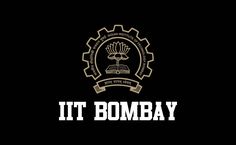 it bombay logo on a black background