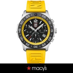 in stock Luxury Outdoor Chronograph Watch With Chronometer, Luxury Outdoor Watch With Tachymeter, Yellow Chronograph Watch For Formal Occasions, Formal Yellow Chronograph Watch, Modern Yellow Chronograph Watch With Tachymeter, Luxury Chronograph Watch For Outdoor, Luxury Chronograph Watch With Round Dial For Outdoor, Yellow Chronograph Watch, Timeless Yellow Chronometer Watch