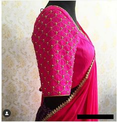 💃 Get your Saree blouse stitched with beautiful maggam work per your Design, Fit ,Sari pattern , budget etc and shipped to your door step More blouse models in this price range; Contact us for any questions https://photos.app.goo.gl/iZvCGd4Yru1YwdjY8 👉 Maggam work is detail art of thread work,zardosi, heavy stone work. Depends on your saree colour zardosi and colour stones works are done by the designers. Complete material of the maggam work blouses are included on the blouse stitching cost. ? Pink Blouse With Mirror Work And Traditional Drape, Pink Blouse With Mirror Work In Traditional Drape, Bollywood Style Pink Blouse With Motifs, Pink Bollywood Blouse With Motifs, Pink Diwali Blouse With Motifs, Diwali Pink Blouse With Motifs, Saree Blouse Maggam Work, Work Blouse Hand Designs, Blouse Maggam Work