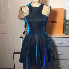 It’s So Shiny And Cute. Perfect For Any Parties. Urban Outfitters Dress, Urban Outfitters, Colorful Dresses, Party Dress, Blue Green, Color Blue, Midi Dress, Womens Dresses, Green