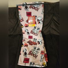 an oven mitt with cartoon characters on it