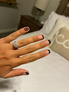 Kane Brown Concert Nails, Short Stubby Nails Manicures, Short Square Cheetah Nails, Nails Design Western, Concert Nails Short, Short Nails For January, Summer Concert Nails, Gel On Natural Nails Designs, Zach Bryan Concert Nails