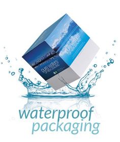 the waterproof packaging is designed to look like it's floating