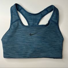 Cute And Supportive Sports Bra By Nike! Blue Striped Design. Racerback. Padded. Size Extra Small. Nwt! Authentic I Am A Posh Ambassador, So Purchase With Confidence No Tradesno Pplno Low Balls Functional Blue Sports Bra With Built-in Bra, Blue Racerback Sports Bra With Built-in Padding, Blue Sports Bra With Built-in Bra For Training, Functional Blue Racerback Tank Top, Blue Racerback Activewear Bra Friendly, Blue Sporty Sports Bra With Built-in Bra, Blue Racerback Activewear, Blue Racerback Sports Bra With Medium Bust Support, Blue Fitted Racerback Sports Bra