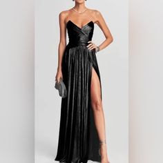 Black Strapless Gown! Strapless But Still Comfortable! Got So Many Compliments! Worn Once Black Strapless Gown, Strapless Gown, Dresses Black, Colorful Dresses, Black Dress, Womens Dresses, Dresses, Women Shopping, Black