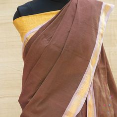 Red Oxide Pure Cotton Tissue Handwoven Paithani Saree - Khinkhwab Paithani Saree, Hand Woven, Pure Cotton, Color Variations, Hand Weaving, Weaving, Saree, Stripes, Pure Products