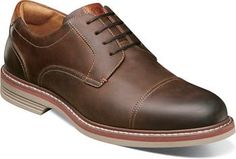 Free shipping and returns on Florsheim Norwalk Cap Toe Derby at Nordstrom.com. Luxe leather and a burnished finish distinguish a handsome cap-toe derby constructed with a cushioned footbed and flexible sole for all-occasion comfort. Casual Goodyear Welted Cap Toe Oxfords, Casual Cap Toe Oxfords With Goodyear Welt, Casual Cap Toe Oxfords With Leather Lining, Casual Cap Toe Dress Shoes With Leather Footbed, Cap Toe Oxfords With Cushioned Footbed For Derby, Men Habits, Derby, Nordstrom, Free Shipping