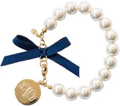 Classy Girls Wear Pearls, Kiel James Patrick, Monogram Bracelet, Wear Pearls, James Patrick, Classy Girl, Girls Wear, Rhode Island, Your Name