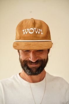 Introducing the 'Wow!' Cord Hat – the ultimate hat for those who don't take themselves too seriously. It's the perfect mix of style and quirky charm. Fun Adjustable Baseball Cap For Everyday Wear, Fun 5-panel Hat, One Size Fits Most, Retro Adjustable 5-panel Hat, Fun 5-panel Hat, Fun Curved Brim Hat For Everyday Use, Everyday Fun Hats With Curved Brim, Fun Everyday Hat With Curved Brim, Fun Everyday Hats One Size Fits Most, Fun Everyday Baseball Cap