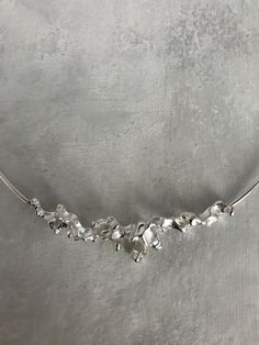 silver necklace, casted in peas and constructed Wax Carving Jewelry, Abstract Jewelry, Organic Jewelry, Silver Jewelry Design, Silver Engagement Rings, Gorgeous Jewelry, Jewelry Inspo, Gold Filled Jewelry