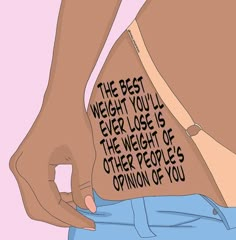 Empowering Illustration, Watercolor References, Digital Bujo, The Purpose Of Life, Body Positive Quotes, Purpose Of Life, Living In England, Feminist Quotes